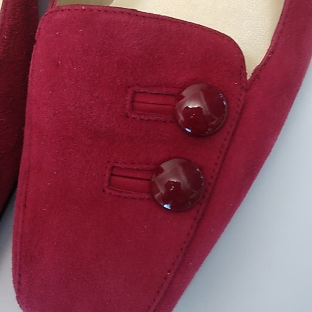 Talbots Suede Pink Loafers, 7N - Picture 6 of 6